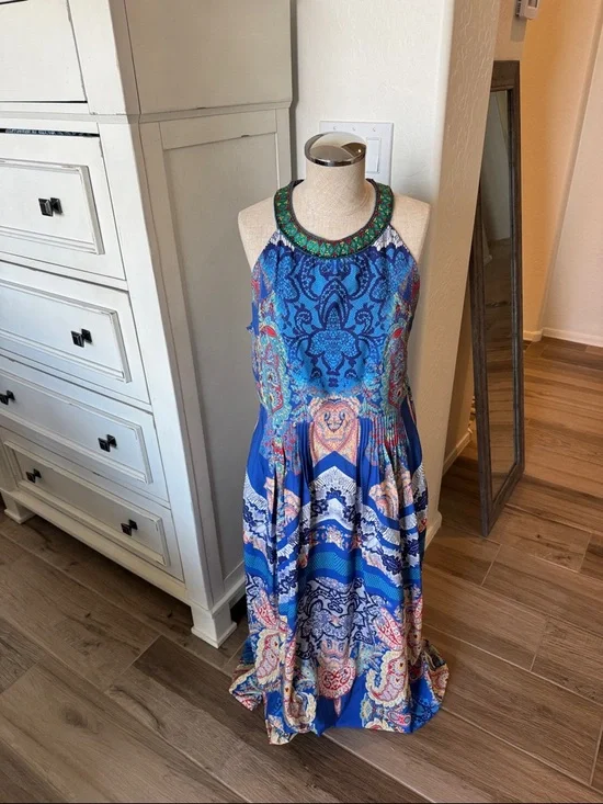 Anthropologie Ranna Gill 10 Boteh Maxi Dress - Picture 2 of 8